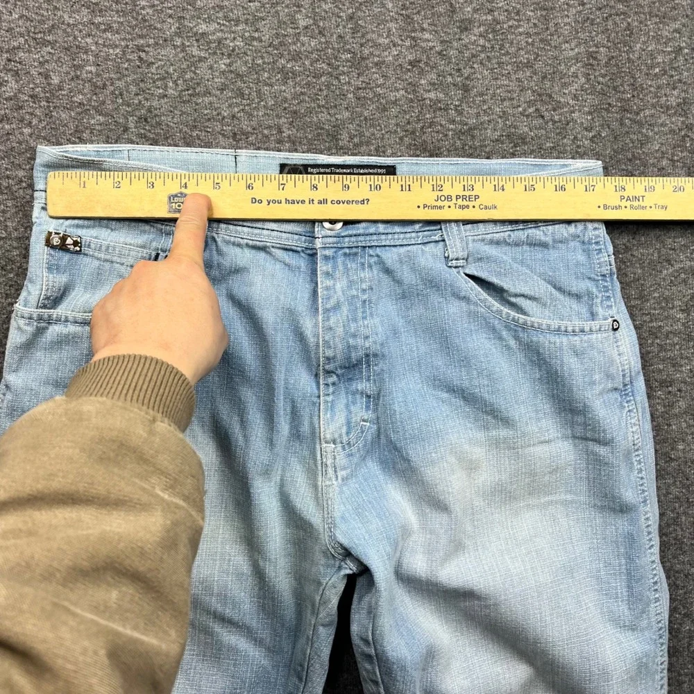 Vintage Southpole Jeans Mens 36x30‎ Fits 35x29 Light Wash Loose Fit Y2K Street